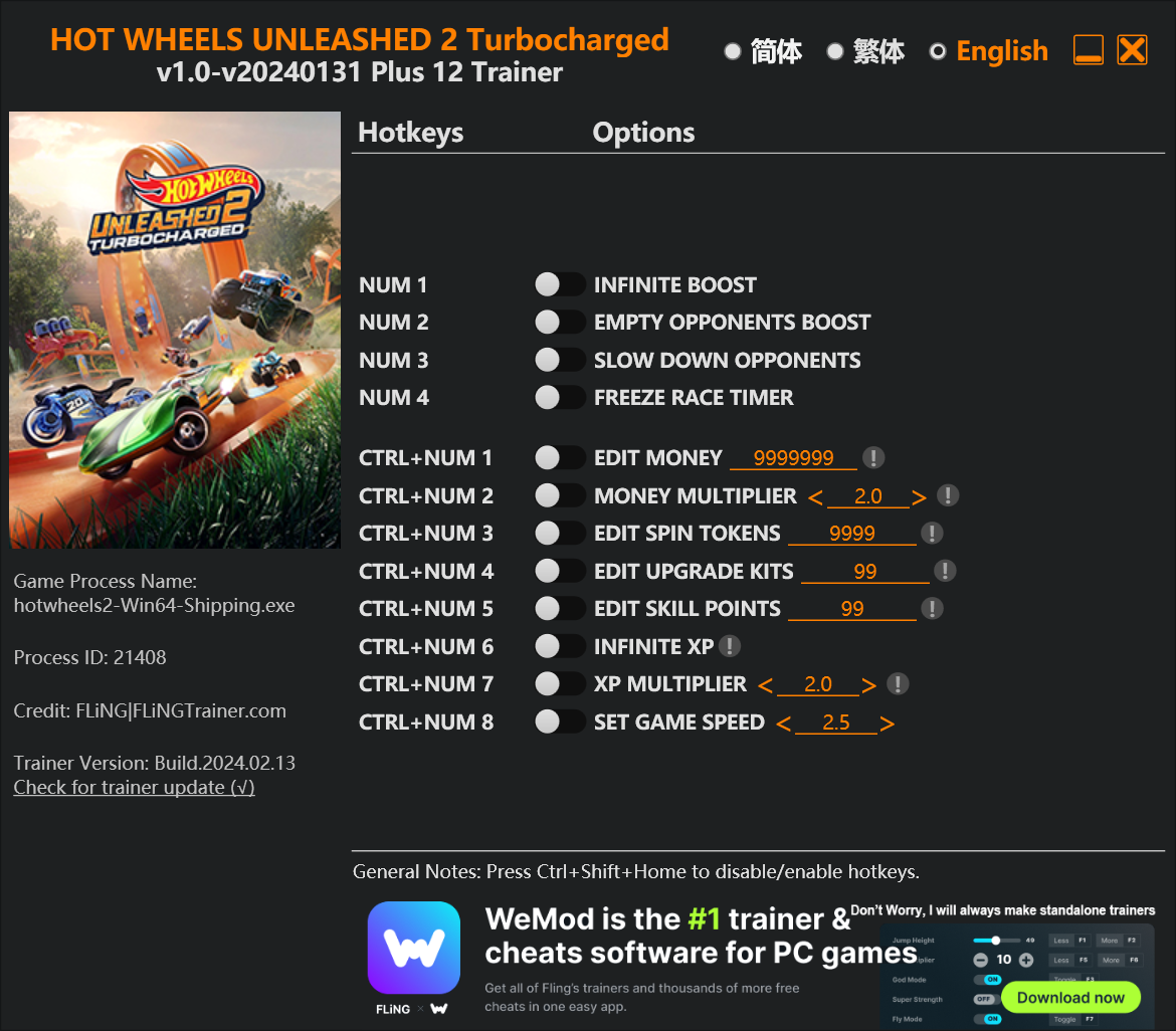 HOT WHEELS UNLEASHED 2 Turbocharged Trainer